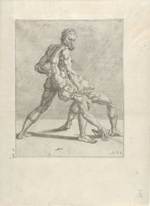 Två svärdsmän Swordsmen (serietitel) av Cornelis Bos (possibly)