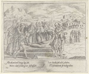 Abrahams begravning The Life of Abraham (serietitel) av Cornelis Bos