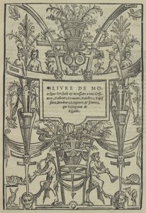 Livre de Moresques, titelblad recto, 1546. av Cornelis Bos