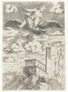 Ganymedes tak av Cornelis Bos