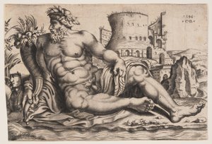 Floden Nilen av Cornelis Bos