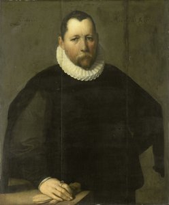 Pieter Jansz Kies (ca 1536-97). Borgmästare i Haarlem av Cornelis Cornelisz. van Haarlem
