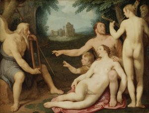Tidens spegel, 1628 (olja på koppar)
