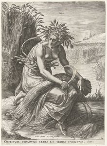 Ceres Gudinnor och nymfer (serietitel) av Cornelis Cort