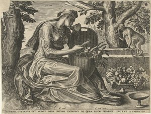 Smaken (Gustus) The Five Senses (serietitel) av Cornelis Cort