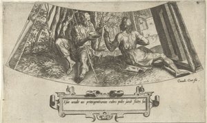 Esau säljer sin förstfödslorätt Jakobs och Esaus historia (serietitel) av Cornelis Cort