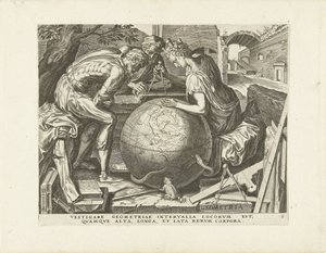 Geometri (Geometry) The Seven Liberal Arts (serietitel) av Cornelis Cort