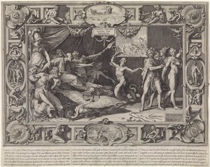 Laster van Apelles av Cornelis Cort