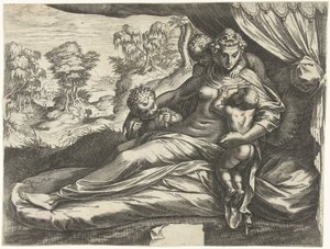 Kärlek (Caritas) av Cornelis Cort