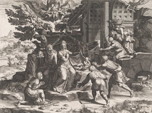 Herdarnas tillbedjan, 1569. av Cornelis Cort