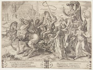 Stolthetens triumf av Cornelis Cort