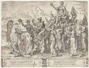Rikedomarnas triumf av Cornelis Cort