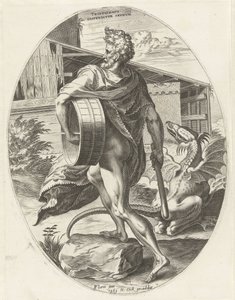 Triptolemos Gods of Agriculture (serietitel) av Cornelis Cort