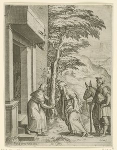 Visitation av Cornelis Cort