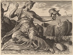 Beröringen av Cornelis Cort after Frans Floris I