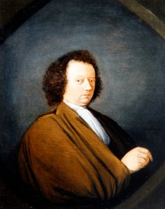 Ett porträtt av en man, halvlängd, sittande, 1680