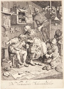 En skomakare av Cornelis Dusart