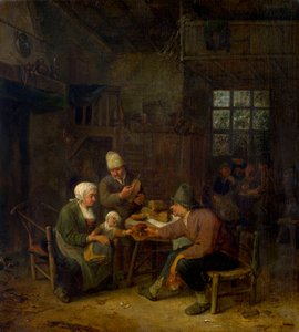 Interiör av Cornelis Dusart