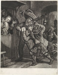 Lotteri i Grootebroek, 1694 av Cornelis Dusart