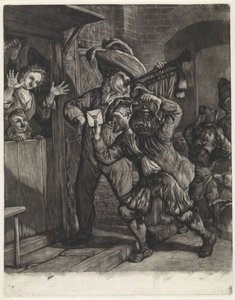 Lotteri i Grootebroek, 1694 av Cornelis Dusart