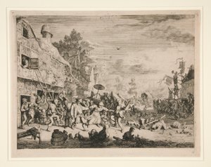 Bymässan av Cornelis Dusart