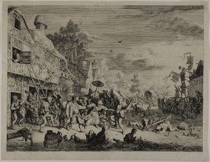 Byafestivalen av Cornelis Dusart