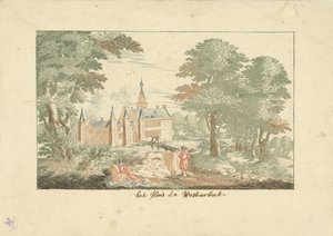 Westerbeeks slott Huset i Westerbeek (titel på objekt) av Cornelis Elandts