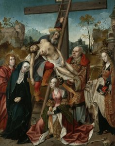 Depositionen, c.1510–20 av Cornelis Engelbrechtsen