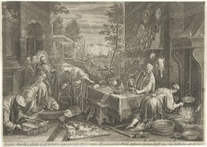 Kristus i Martas och Marias hus