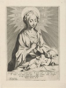 Maria avgudar Kristusbarnet