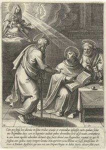 Thomas undervisades av Peter och Paul The Life of Saint Thomas Aquinas (serietitel)