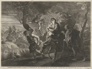 Flyg till Egypten av Cornelis Galle (I)