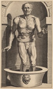 Seneca står i badet