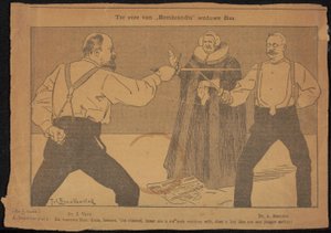 Tidningsurklipp från Jan Veths arkiv av Cornelis Gerardus 