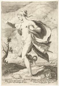 Tactvs (titel på objekt) Five Senses (serietitel) av Cornelis Jacobsz. Drebbel