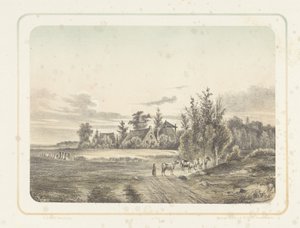 Landskap med bondfru och kor Sex landskap (serietitel) av Cornelis Jan Bolt