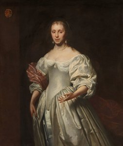 Porträtt av Cornelia Craen van Haeften Porträtt av Cornelia Craen van Haeften (1622-1678) av Cornelis Janssens van Ceulen (II) (attributed to)