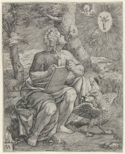 Johannes evangelisten De fyra evangelisterna (serietitel) av Cornelis Massijs