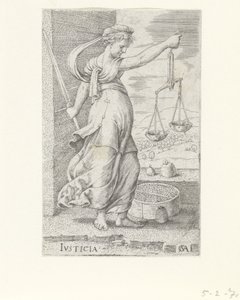 Rättvisa Rättvisa (titel på objekt) Dygderna (serietitel) av Cornelis Massijs