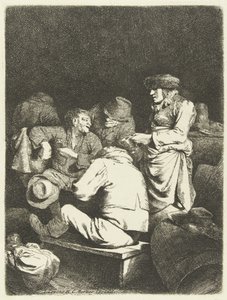 Hyresvärdinna och sällskap i värdshuset av Cornelis Pietersz. Bega