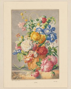 blomma stilleben av Cornelis Ploos van Amstel