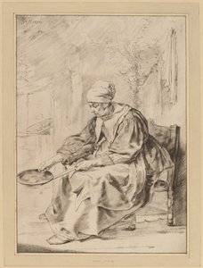 Pannkaka kvinna av Cornelis Ploos van Amstel