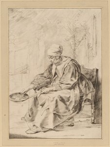 Pannkaka kvinna av Cornelis Ploos van Amstel