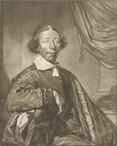 Porträtt av en man av Cornelis Ploos van Amstel