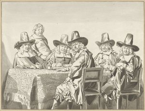 Regenter av barnhemmet i Haarlem av Cornelis Ploos van Amstel