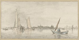 flod vy av Cornelis Ploos van Amstel