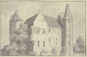 Croy slott i byn Aarle-Rixtel av Cornelis Pronk