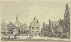 Marknaden i Steenwyk av Cornelis Pronk