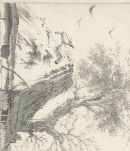 Bondgård vid vattnet av Cornelis Saftleven