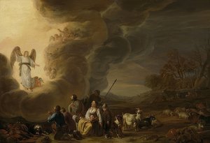 Bebådelsen till herdarna. 1630-50
